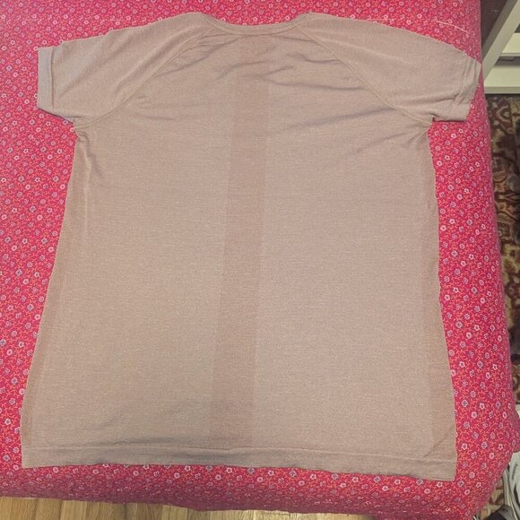 Icebreaker Cool-Lite Merino Motion Seamless Short Sleeve Crew T-Shirt XL Mauve - Picture 3 of 6